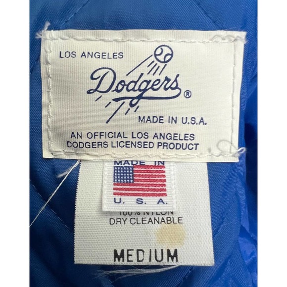 Dodgers Metallic Blue Jacket Vintage - Picture 4 of 4